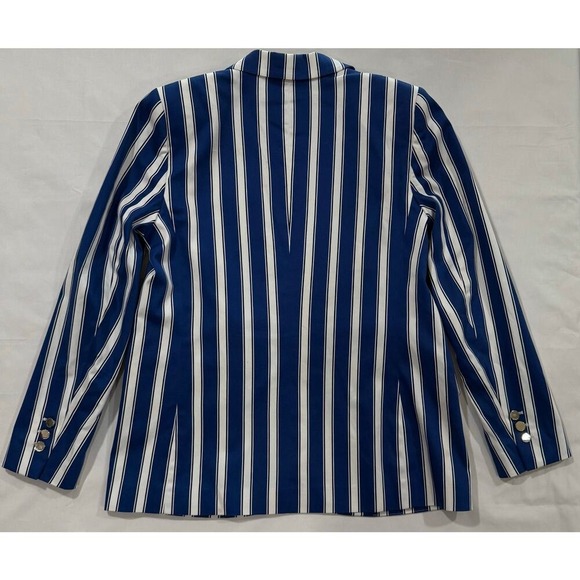 ESCADA Cabana Blazer Blue Stripe Women's Size 40 (US size 10) (087) - Picture 6 of 12